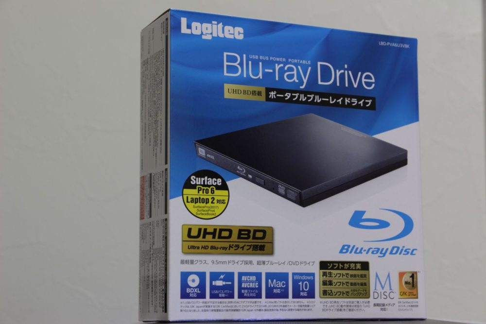 日本最大のブランド BUFFALO ブルーレイドライブ 外付け 光学式 BD Blu-ray DVD CD ポータブル Mac Win BDXL対応 再生ソフト付 ホワイト BRXLPT6U3WHE